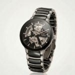Radd_o Centrix Automatic Open Heart black silver and black bazzle