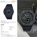 Casio g shock ga2100 black and green - Image 3