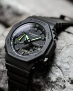 Casio g shock ga2100 black and green - Image 2
