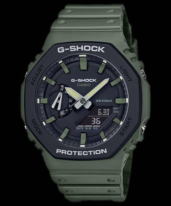 6acf7e4823baa0.jpg Casio G Shock Ga2100 full green - Image 1