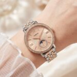 Fossiil Jacqueline Sun Moon Multifunction 2Ton Rose Gold Pink