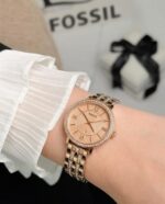 Fossii_l Jacqueline Rose Gold Pink - Image 2