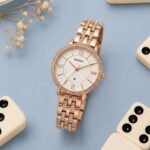 Fossii_l Jacqueline Rose Gold White