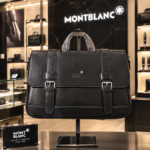 MONT BLANC LAPTOP BAG WITH DUST BAG PREMIUM QUALITY 2ND (BLACK) (197001)