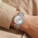 Michael_l Kors Darci Silver White