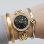 Michael_l Kors Darci Gold-Black