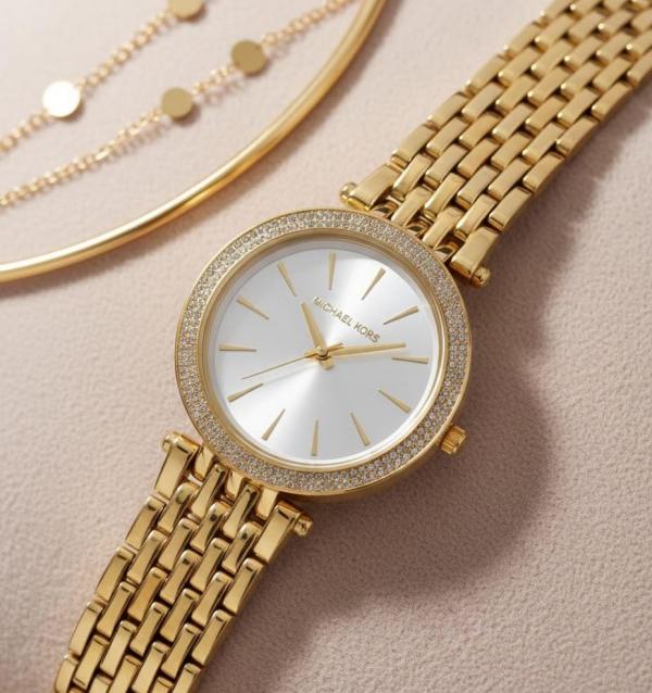6acf8933393900.jpg Michael_l Kors Darci Gold-Gold - Image 1