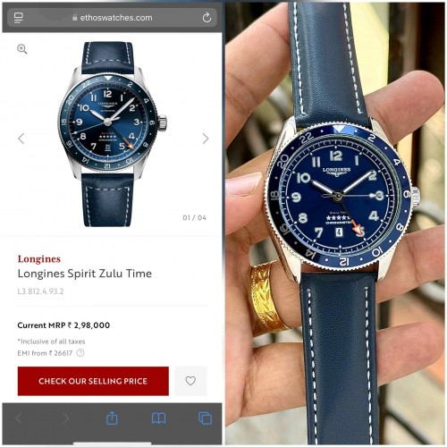 6acfad862d0f2.jpeg Longinez Zulu Time Watch - Image 1