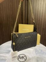 michael kor JET SET MEDIUM SIGNATURE LOGO POCHETTE With Box Fix 819 - Image 2