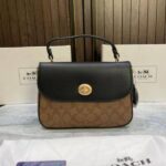 Coac Marlie Top Handle Satchel In Signature Canvas With box 606