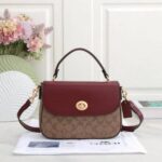 Coac Marlie Top Handle Satchel In Signature Canvas With box 608