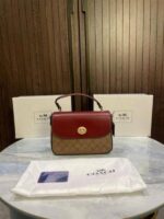Coac Marlie Top Handle Satchel In Signature Canvas With box 608 - Image 3