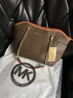 Micheal Kors Jet Set Large Signature Logo Shoulder Bag 1068 - Image 3