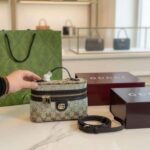 Guchi_vintage vanity bag premium quality with Double box packing