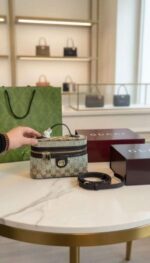 Guchi_vintage vanity bag premium quality with Double box packing