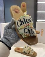 Chloe slides with brand box 1180 - Image 4