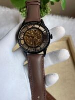 FOSIL TOWNSMAN AUTOMATIC DARK BROWN LEATHER BELT AT165