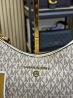 Michael Korrs Jet Set Charm Logo Sling Bag With Box And Dust Bag (4018-Beige) - Image 4
