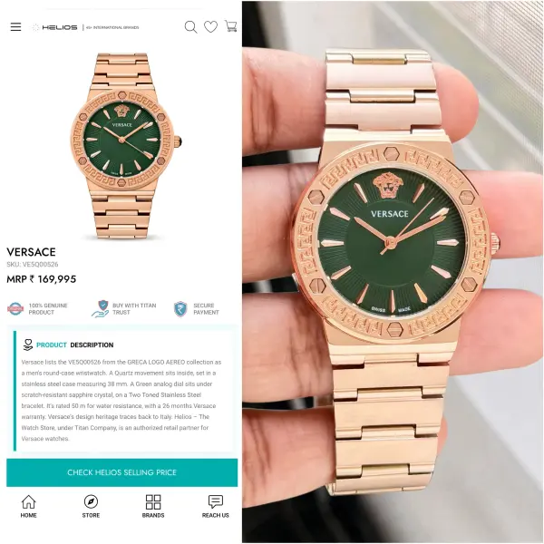 e1b9da65-bb87-4c40-8603-a4e5bf724fda.webp Versace Grecs Action Chronography Store Article Japan Watch For Men - Image 1